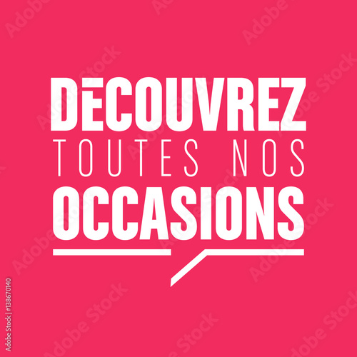 découvrez nos occasions