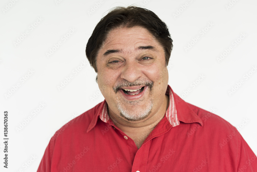 Obraz premium Man Cheerful Smiling Portrait Concept