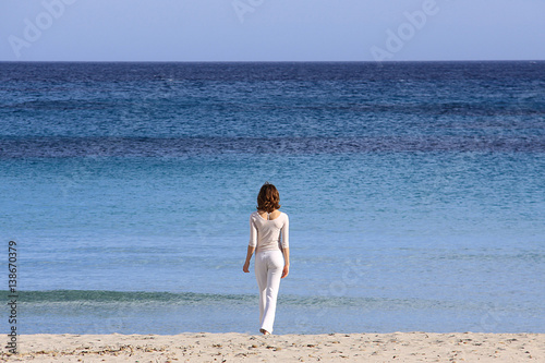 relax on the beach