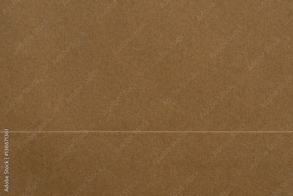 Fototapeta premium Brown paper two sheet for background, Craft paper textured and background