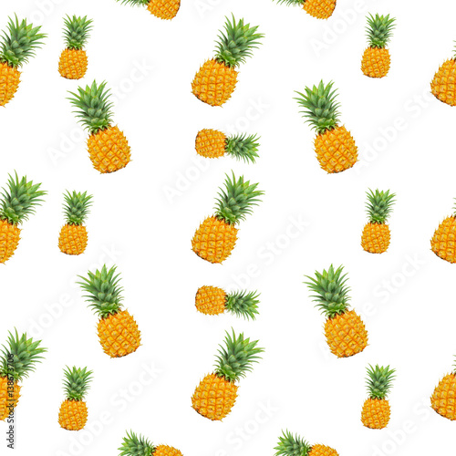 Background by pineapple texture and shape