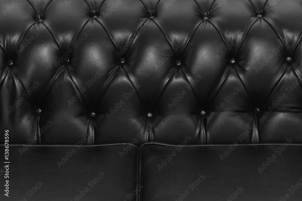 Naklejka premium Black sofa upholstery