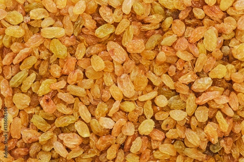 dried white, yellow or golden raisin sultana