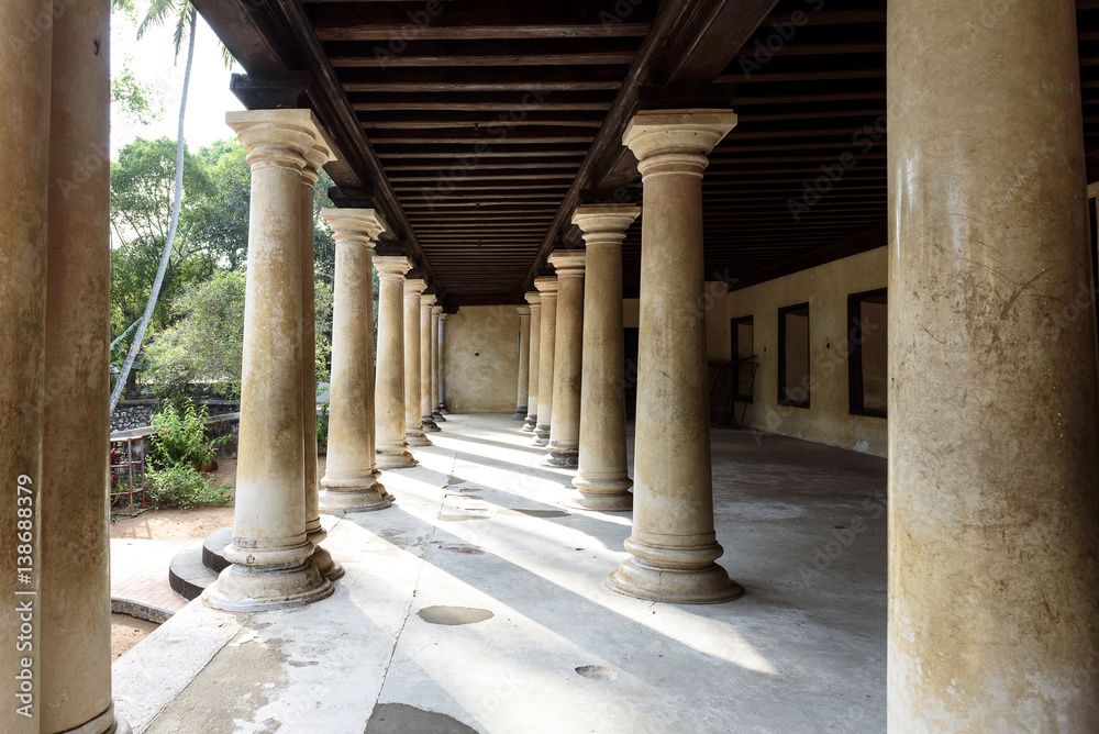 Beautiful Padmanabhapuram Palace in Kanyakumari, Tamil nadu, 