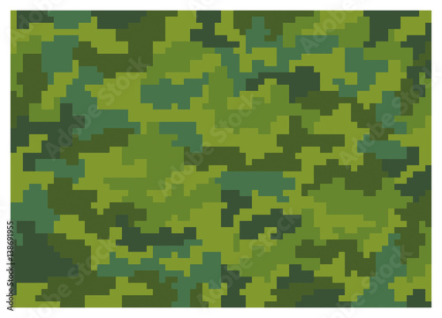 grünes Pixel Camouflage