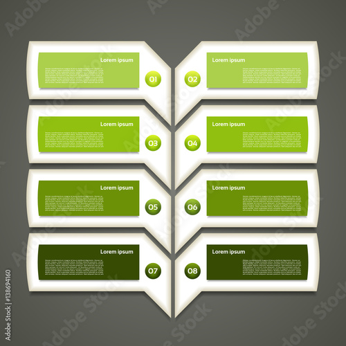 Modern  infographics options banner. Vector illustration. can be used for workflow layout, diagram, number options, web design.