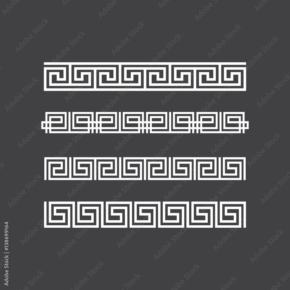 Vector Greek ornament. Vector Greek ornament.