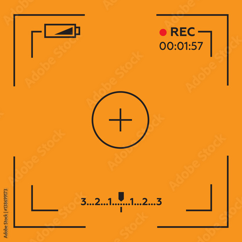 Camera viewfinder vectir