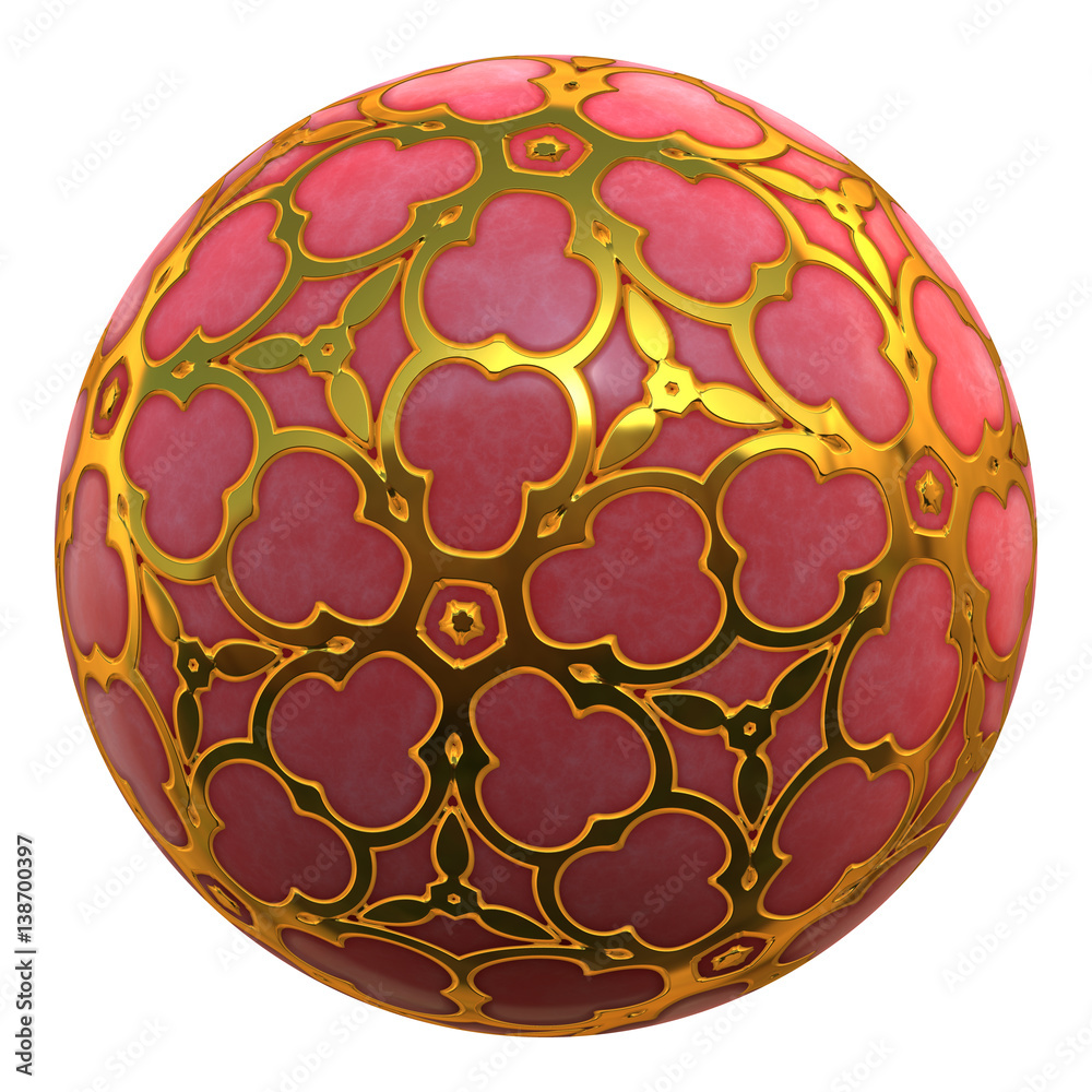 Ornamented ball Ornamented ball