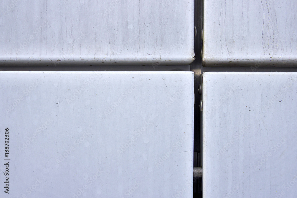 Connection between aluminum panels ventilated facade Connection between aluminum panels ventilated facade