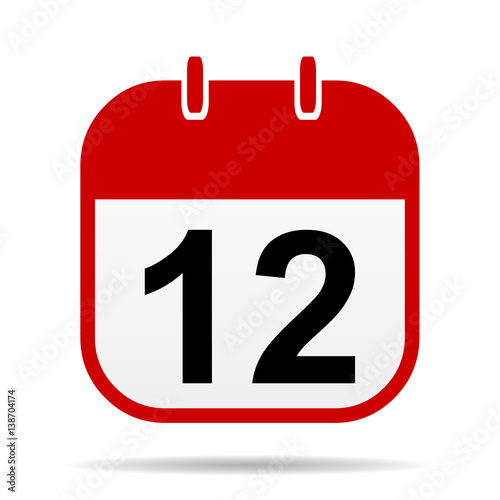 12 calendar icon 