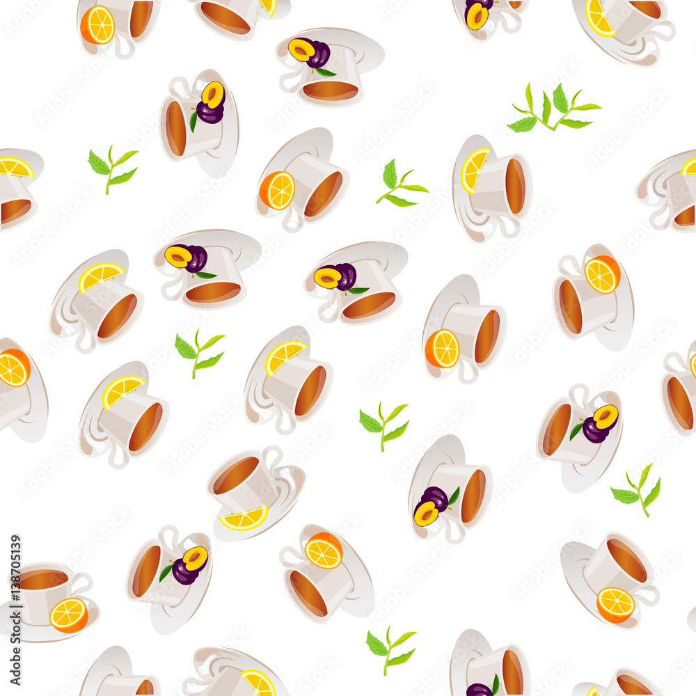 illustration of tea cup illustration of tea cup