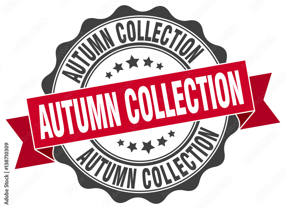 autumn collection stamp. sign. seal autumn collection stamp. sign. seal