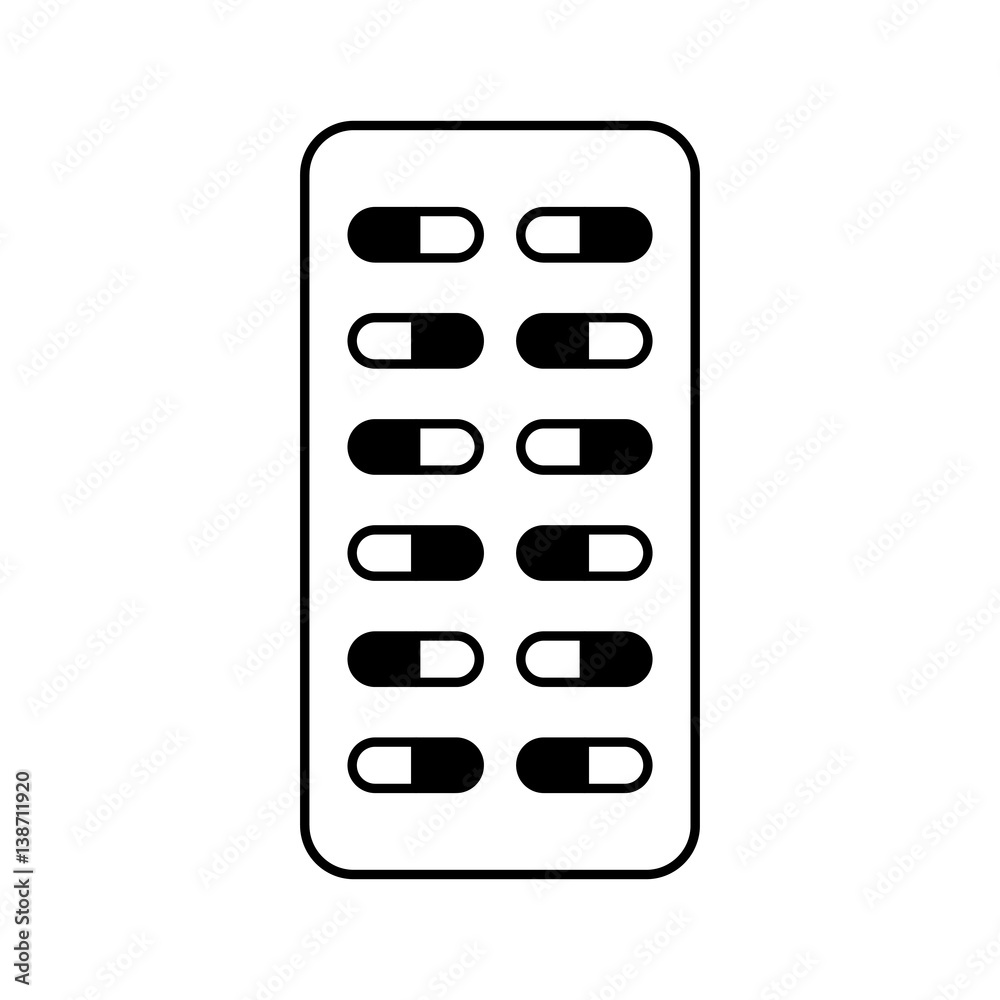 medicine tab isolated icon vector illustration design medicine tab isolated icon vector illustration design