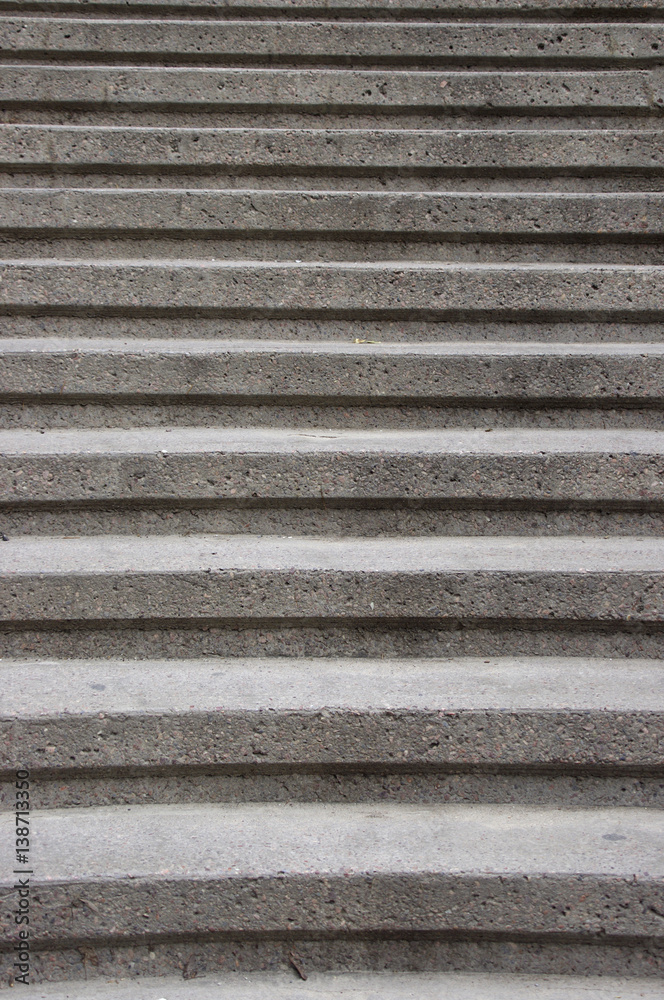 Concrete stairs going up pattern