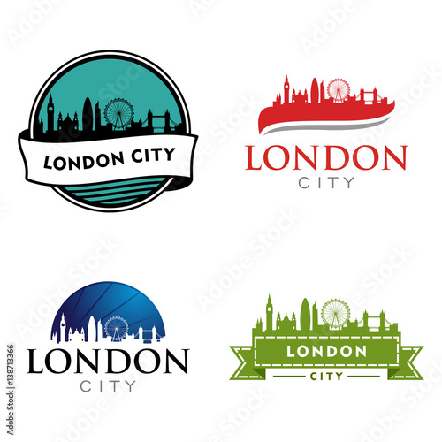 London England City Landscape Cityscape Skyline Logo