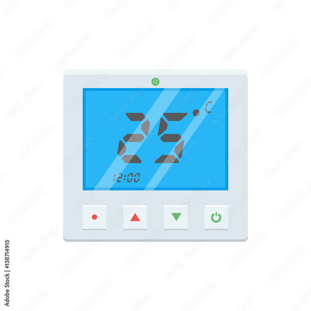 Electronic thermostat with a screen. Under floor heating control. Temperature control. Electronic thermostat with a screen. Under floor heating control. Temperature control.