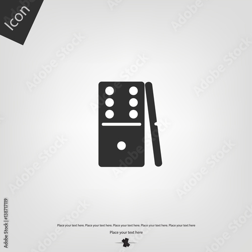 Domino vector icon