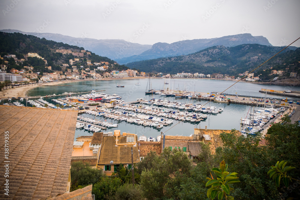 Port de Soller in february, Majorca