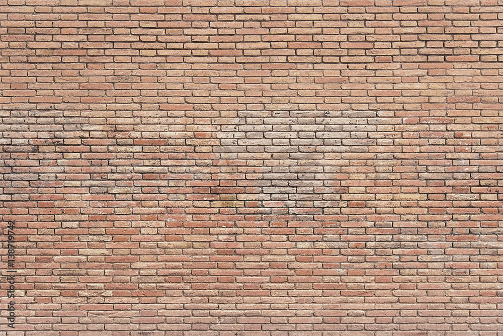 Old red brick painted wall background texture Old red brick painted wall background texture