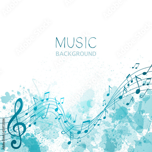 Vector Illustration of an Abstract Music Design