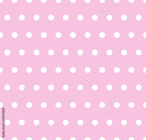 Pink polka background