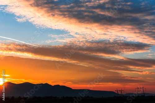 Beautiful sunset clouds © Ivanica