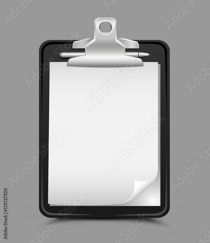 clipboard gray background