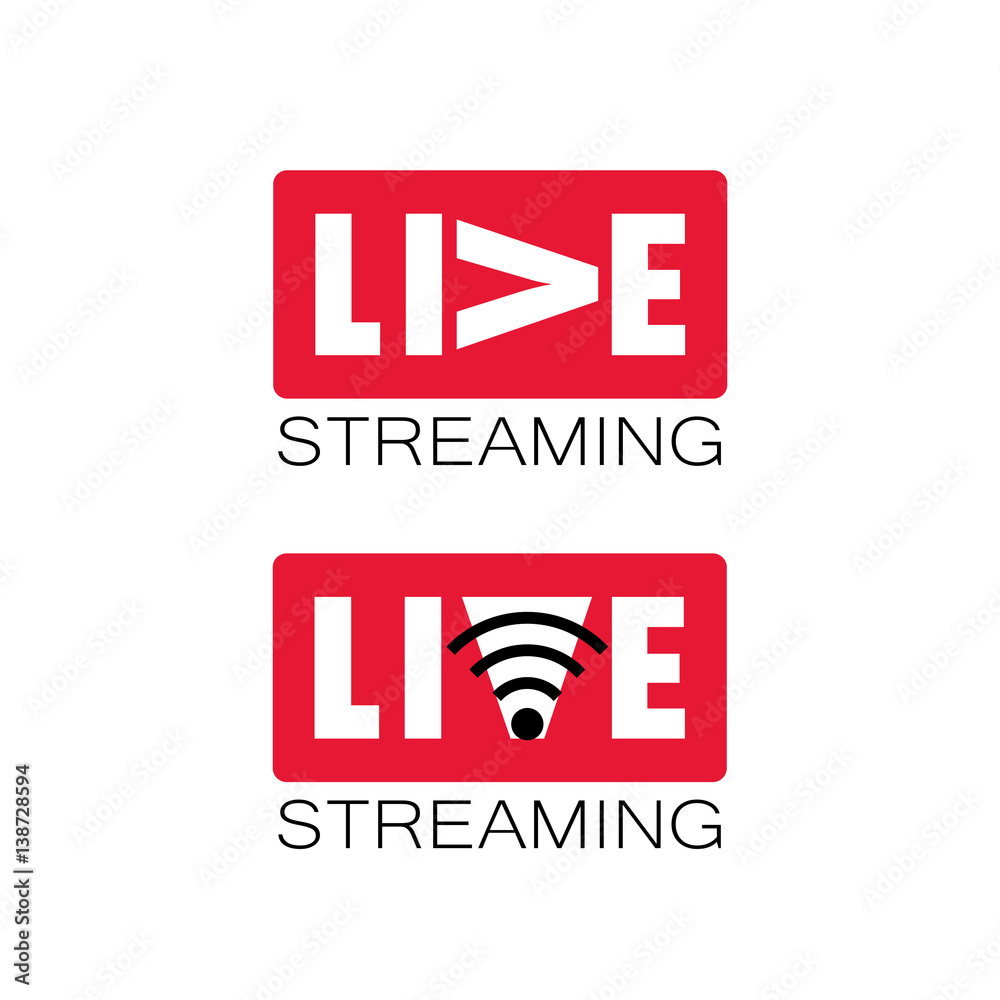 live stream logo live stream logo