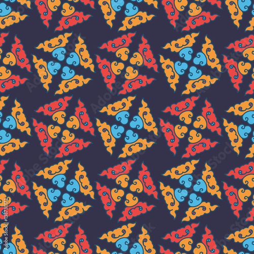 Vector abstract seamless patchwork pattern. Arabic tile texture with geometric and floral ornaments. Decorative elements for textile, book covers, print, gift wrap. Vintage boho style.