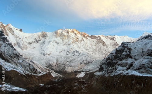 Mount Annapurna  from Annapurna southern base camp