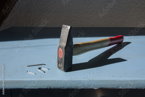 Hammer and nails 