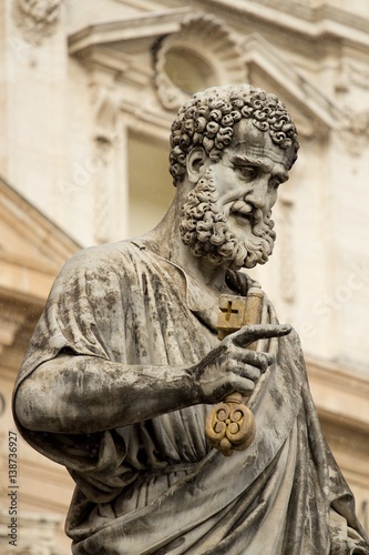 Statue of Saint Peter in Vatican 