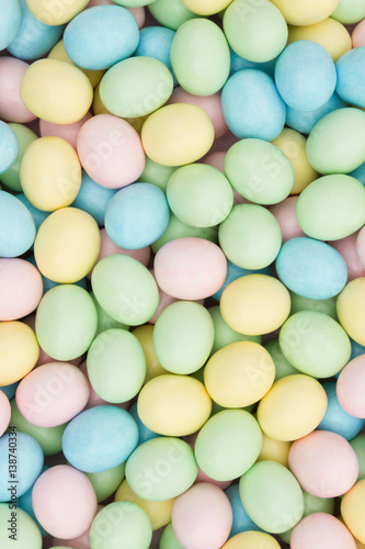 Photography Old fashion pale multi colored Easter egg background