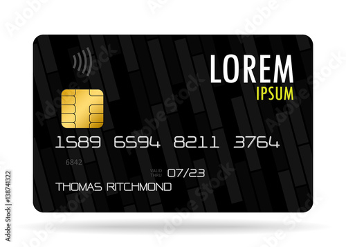 vector credit card corporate identity