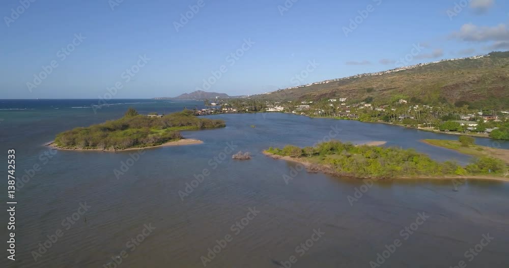 Aerial video Peiko Peninsula Honolulu Hawaii 4k 30p Aerial video Peiko Peninsula Honolulu Hawaii 4k 30p