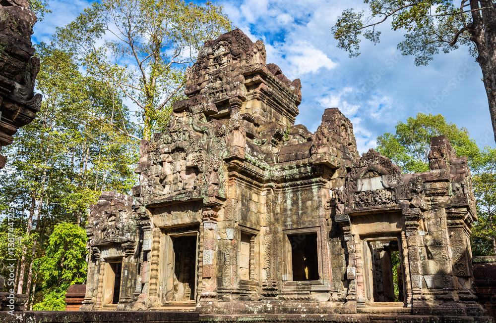 Naklejka premium Chau Say Tevoda temple at Angkor, Cambodia