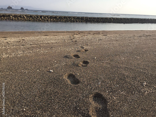 Foto Footprints In The Sane