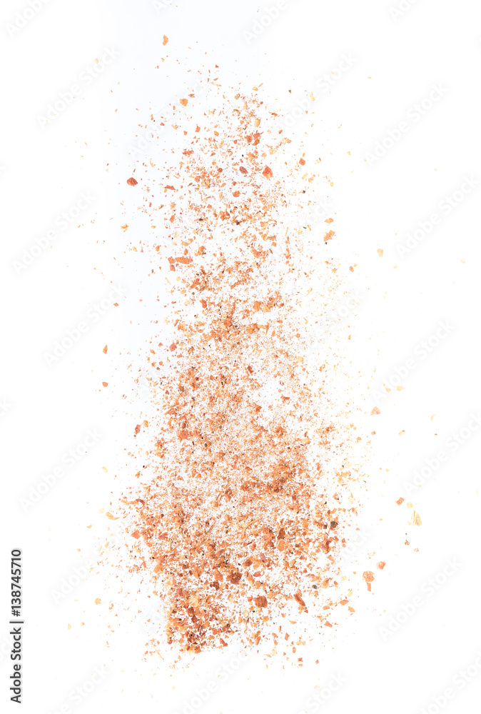 Cayenne pepper isolated on white background,Flying Cayenne pepper Cayenne pepper isolated on white background,Flying Cayenne pepper