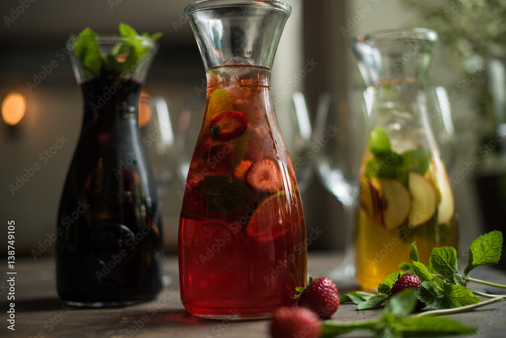 lemonade mix with glass lemonade mix with glass