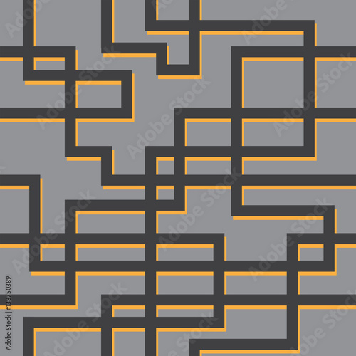 Vector seamless pattern of lines