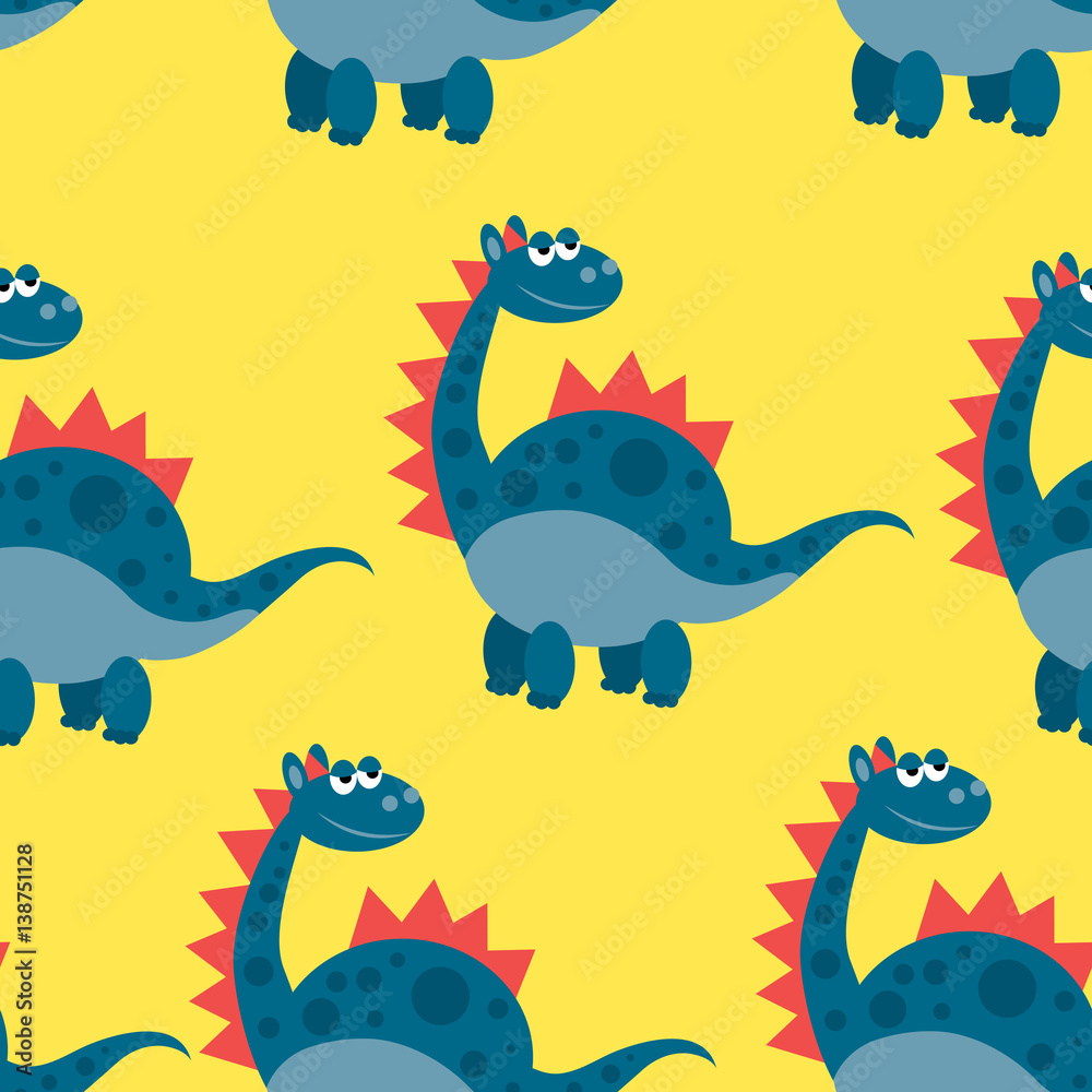 Naklejka premium dinosaur pattern