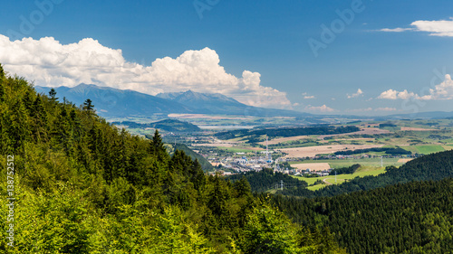 Mountain Lomnicky Stit in the High Tatras in Slovakia