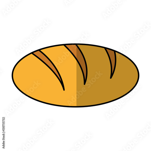 delicious bread bakery product vector illustration design