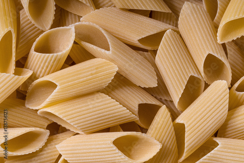 Italian pasta close up background
