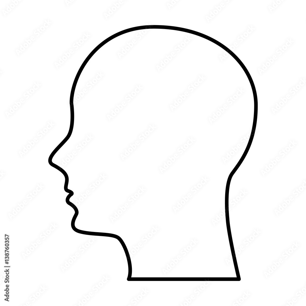 male profile silhouette icon vector illustration design male profile silhouette icon vector illustration design