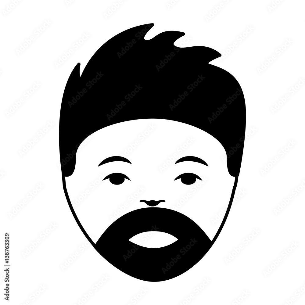 young man avatar character vector illustration design young man avatar character vector illustration design