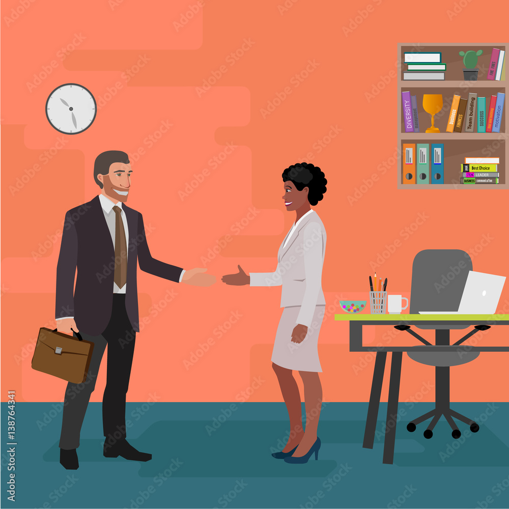 Fototapeta premium business style illustration