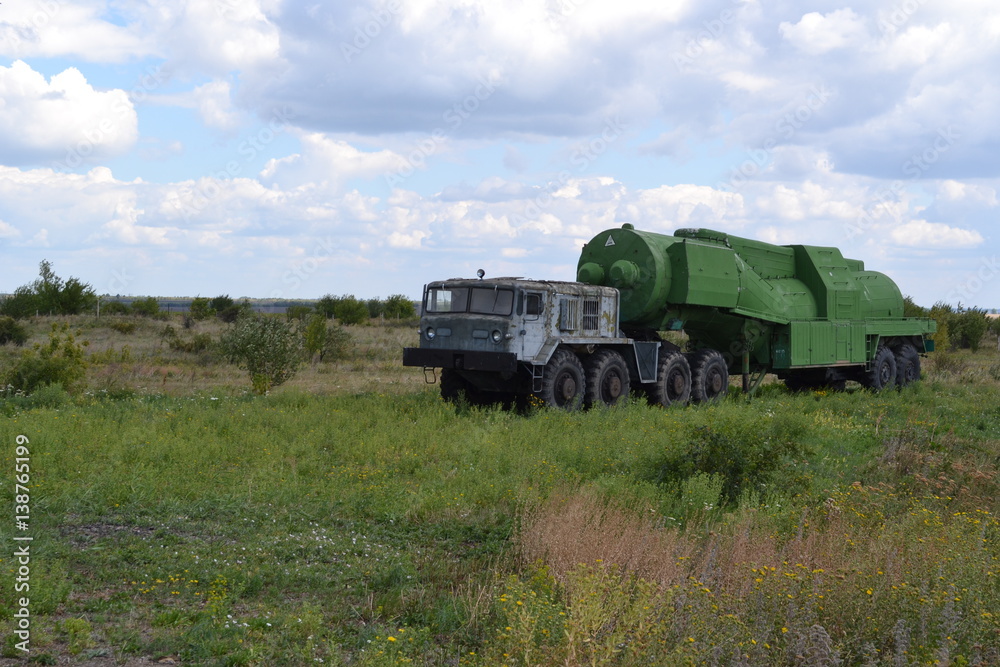 Fototapeta premium military truck army