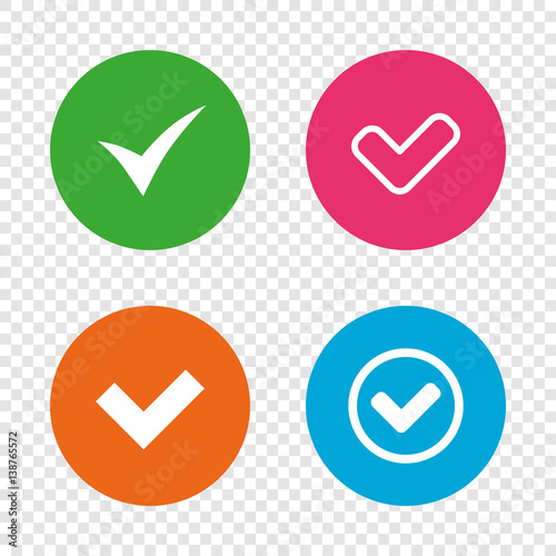 Free Download Check signs. Checkbox confirm icons. - GFXLoad